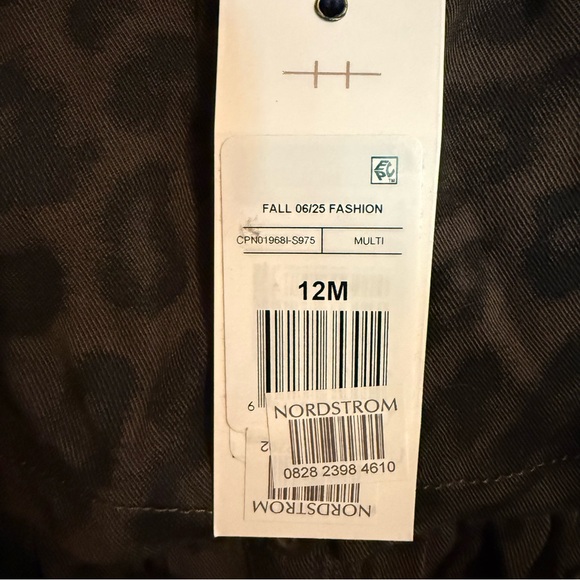 NWT Habitual Kids Brown Leopard Print Romper Toddler Girl Size 12 Mo - Picture 3 of 8